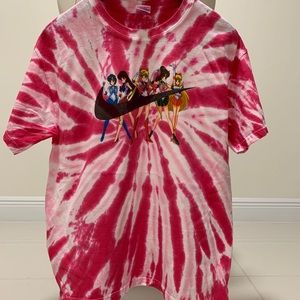 Sailor Moon Nike mashup vintage tee